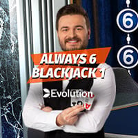 Always 6 Blackjack 1 in Evolution
